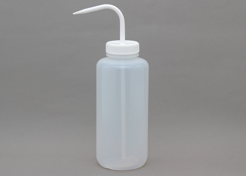 広口洗浄瓶（LDPE） 蓋（PP） 1000ml 白