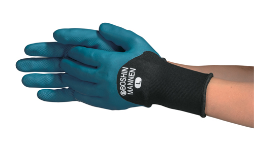 手袋 BM820-BL-L 防振万年#820 ﾏﾘﾝﾌﾞﾙｰ L