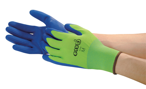 手袋 GDRB1800-L/BL-S ｸﾞｯﾄﾞﾗﾊﾞｰ#1800 ﾗｲﾑｸﾞﾘｰﾝ/ﾌﾞﾙｰ S