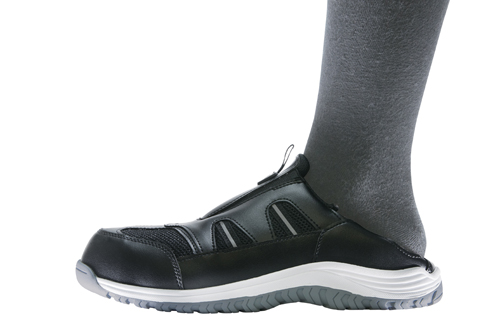 作業靴 KOSP810-BK-245 ｸﾚｵｽﾌﾟﾗｽ#810 ﾌﾞﾗｯｸ 24.5cm