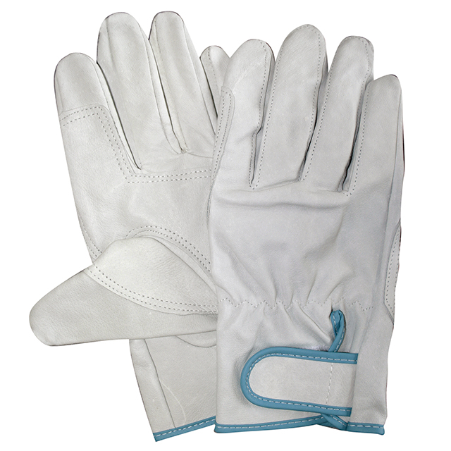 手袋 おたふく手袋 床革背縫い内綿革手袋 10双入 品番:480 サイズ：LL - 3
