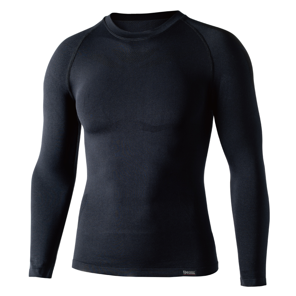 BTデュアルクロス ロングスリーブ クルーネックシャツ JW-592 11.ブラック M-Lサイズ 1枚