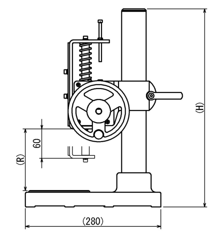 簡易型手動スタンド（ハンドル式)SVH-1000N