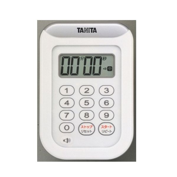 丸洗いタイマー100分計（ホワイトTD-378-WH