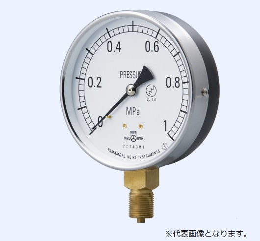 圧力計（接続ネジG）AT3/8-75X1MPA