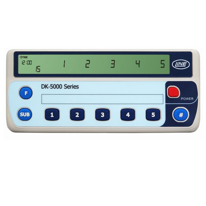 ５連式電子数取器　多入力ステータス記録計タイプ　設定状態変化での自動記録機能付　DK-5005D