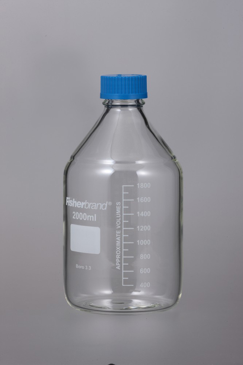 ガラスメジューム瓶 2000mL FB-800-2000