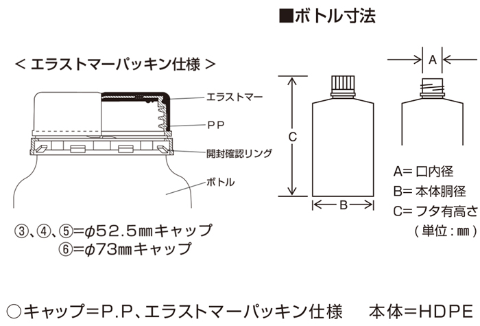 セキュリティーボトル丸型 250ml