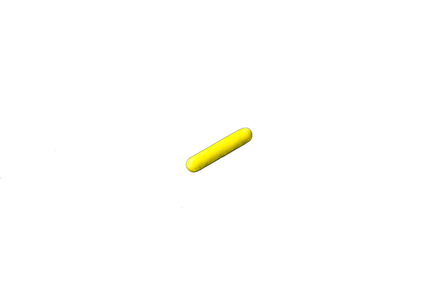 PTFE回転子 カラーマイクロ型（アルニコ） 黄 直径×全長（mm）:1．5×8 CM808Y (5個入)