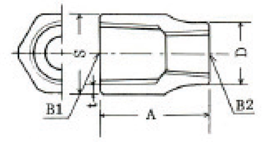 銅合金C3604（黄銅真鍮） 異径ソケット BS RS3/8ｘ1/4