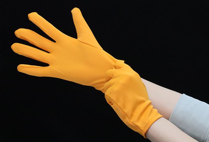 カラーナイロン手袋　オレンジ　Ｓサイズ No.8010-1-C5-SP1（10双入）