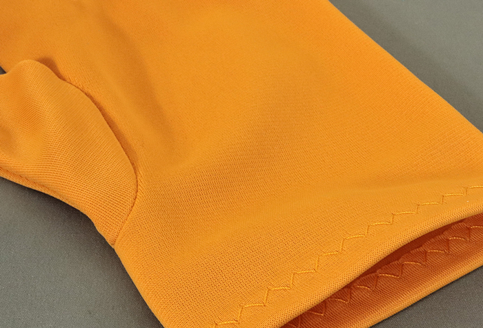 カラーナイロン手袋　オレンジ　Ｍサイズ No.8010-1-C5-SP1（10双入）