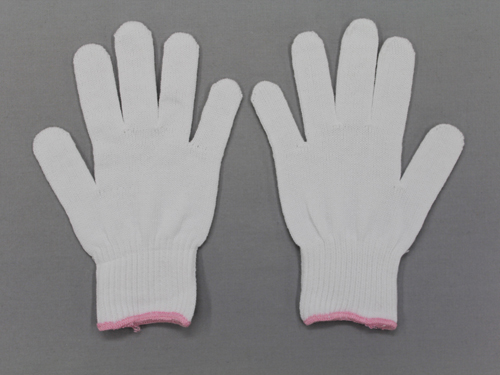 #151純綿軽作業用手袋女性用しろ #151