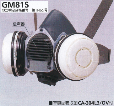 防毒マスク GM81S（M）Mサイズ