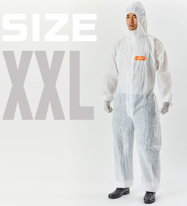 化学防護服リブモアサイズXXL
