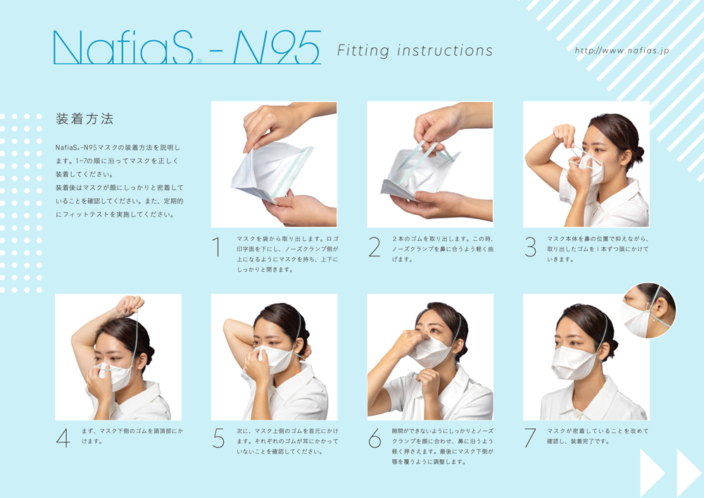 NafiaS（ナフィアス）N-95マスク　30枚入　日本製