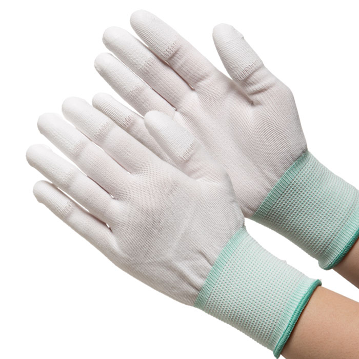 店内全品対象 ウレタン手袋 300双 背抜き手袋 手の平コーティング 白 大量 まとめ買い ポリウレタン手袋 工場 