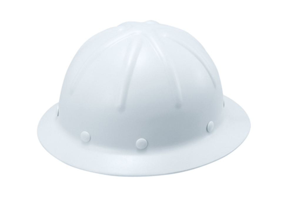 ヘルメット(全周つば付タイプ) ST#153-EPZ(EPA) 帽体部:白