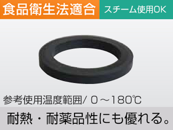 ガスケットフッ素樹脂(PTFE) ジャケット(フッ素ゴム付) 1インチ用 | コクゴeネット ガスケットフッ素樹脂(PTFE) ジャケット(フッ素ゴム付) 1インチ用 | コクゴeネット
