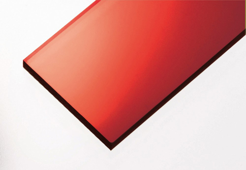 ニュータキシャロン TSLa W102(遮へい波長480～580nm) 赤透明 3.0t厚 1000×1000