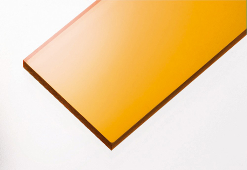 ニュータキシャロン TSLa W202(遮へい波長200～515nm)橙透明 3.0t厚 1000×1000