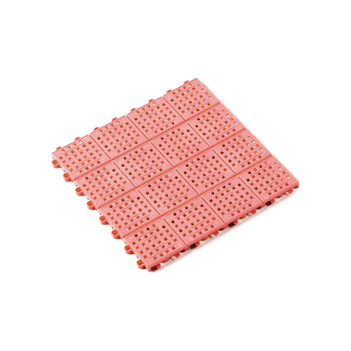 タッチマットⅡ　塩化ビニール　ピンク　３００×３００　MR0641766