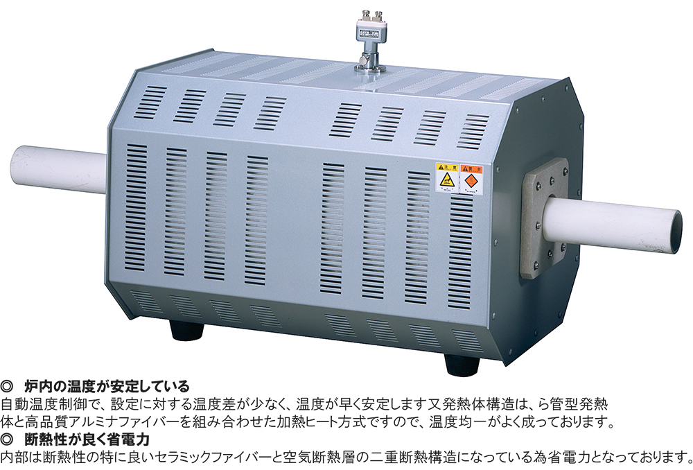 卓上型高温管状炉・制御盤(TSR-430・YKC-52) | コクゴeネット