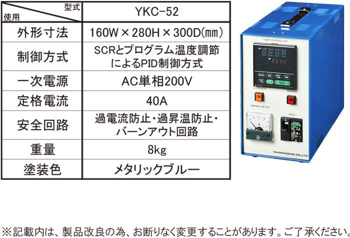 卓上型二つ割高温管状炉・制御盤(TSW-420・YKC-52)