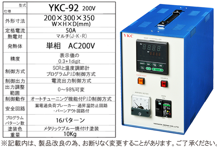 卓上型二つ割高温管状炉・制御盤(TSW-830・YKC-92)