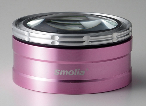 【受注停止】310-0000408 3R-SMOLIA-XC LED付き拡大鏡 ピンク SMOLIA TZC スリー・アールソリューション