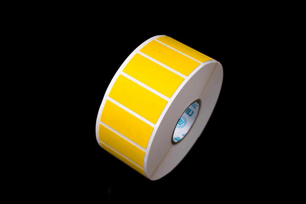 ナンバー連続ラベル（再剥離タイプ） 色:黄 ラベルサイズ（mm）：13×30 TNR2 1000枚入 (1巻)