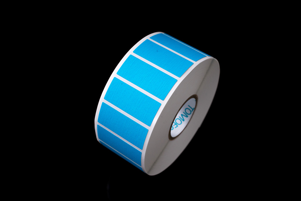 ナンバー連続ラベル（再剥離タイプ） 色:青 ラベルサイズ（mm）：13×30 TNR7 1000枚入 (1巻)