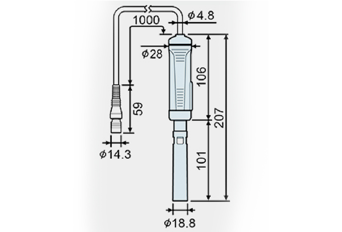 電気伝導率プローブ MM4-EC(リード長1m) | コクゴeネット