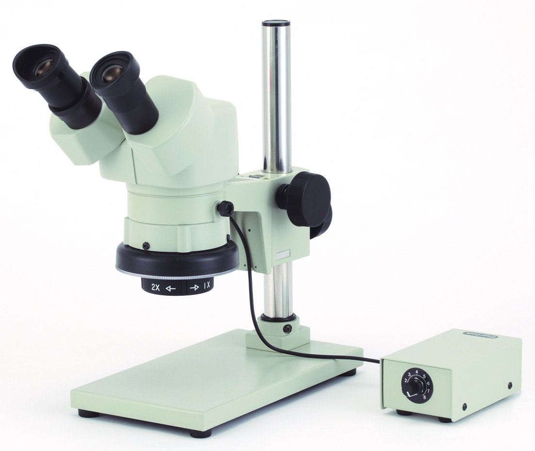カートン光学 固定システム実体顕微鏡<双眼式>倍率10倍 LED落射調光照明