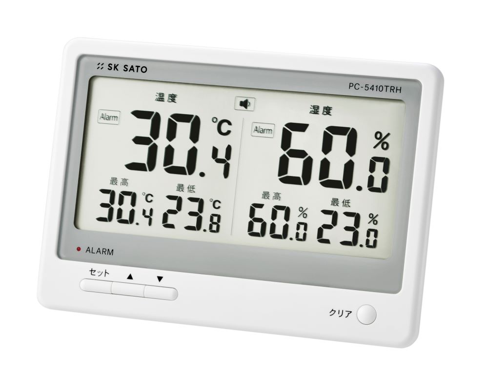 1074-10 デジタル温湿度計 PC-5410TRH