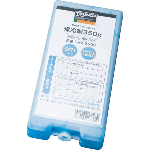 TRUSCO 保冷剤 350g 強冷ﾀｲﾌﾟ THZ-350S