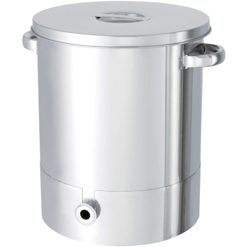 ｽﾃﾝﾚｽﾀﾝｸ片ﾃｰﾊﾟｰ型汎用容器 200L KTT-ST-565H | コクゴeネット