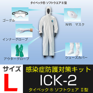 感染症防護対策キット ICK-2 サイズL